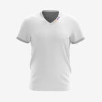 Camiseta Branca Gola V - M1